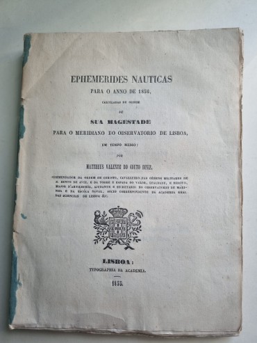 EPHEMERIDES NAUTICAS PARA O ANNO DE 1856