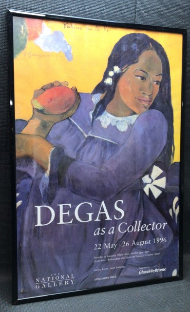 Poster de exposição - «Degas as a collector - 1996»