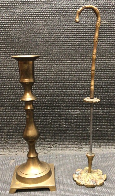 Castiçal e suporte 