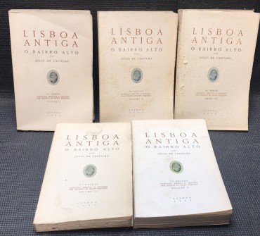 «Lisboa Antiga - O Bairro Alto - 5 Volumes»