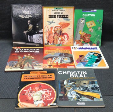 «Lote 8 Livros Banda Desenhada»