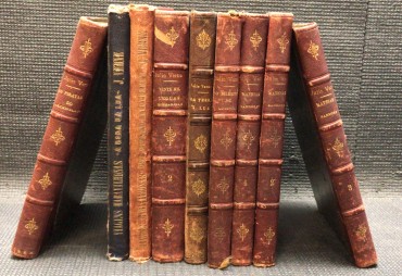 «Lote 9 Livros Júlio Verne»