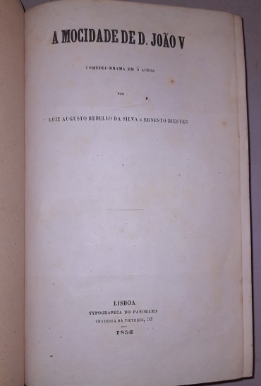 A Mocidade de D. João V