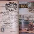 Duas encadernações com revistas de Historia 