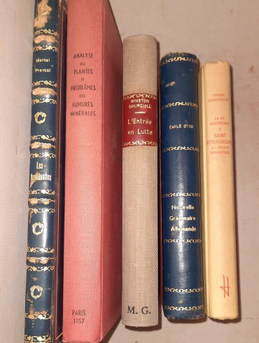 Cinco (5) Livros Vários Temas