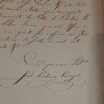 Manuscrito do fim do Século XVIII