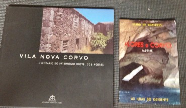 «Lote de dois livros sobre as ilhas de Flores e Corvo»