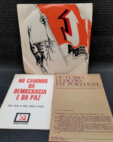 «Disco e duas brochuras»