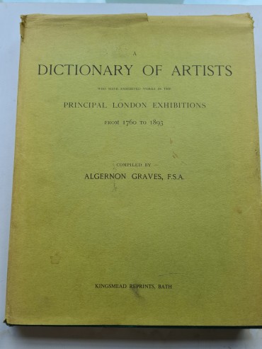 A DICTIONARY OF ARTISTS 