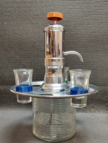 Decanter de licor com 3 shots