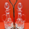 Galheteiro cristal com suporte