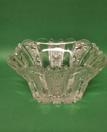 Fruteira/centro de mesa de cristal