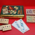Caixa de jogos vintage