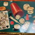 Caixa de jogos vintage