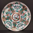 Prato de porcelana chinesa