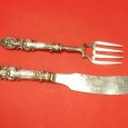 Par de trinchantes para carne