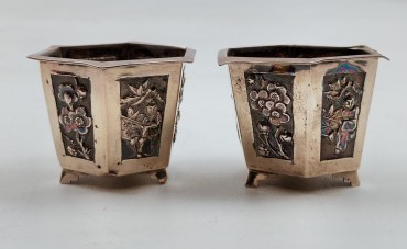 Par de cachepot miniatura