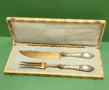 Par de trinchantes para carne