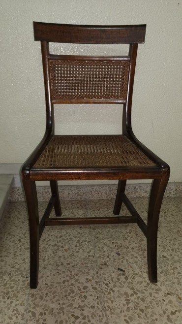 Seis cadeira com palhinha
