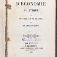 «Cours D Économie Politique - 1845»