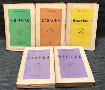 «Lote 5 Livros Vaz Ferreira» 