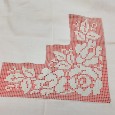 Toalha com renda e guardanapos