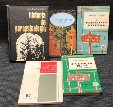 «Lote 5 Livros Diversos»