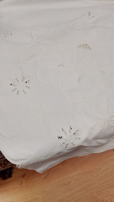 Toalha algodão bordado