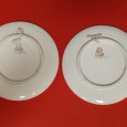 Dois pequenos pratos decorativos