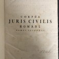 «Corpus Juris Civilis Romani - Tomus Secundus»