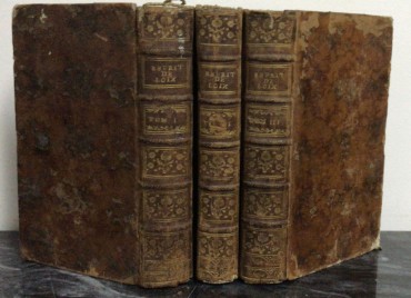 «Esprit des Loix Romaines - 3 Volumes»