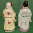 Duas esculturas de sábios chineses