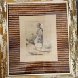 Moldura com gravura antiga (II)