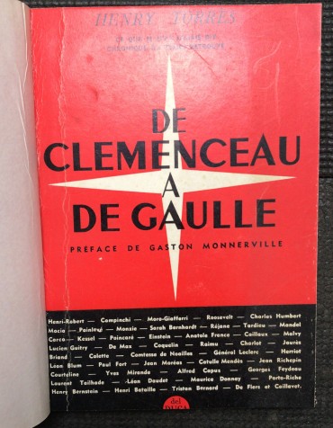 «De Clemenceau a De Gaulle»