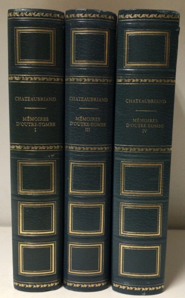 «Mémoires D' Outre-Tombe - 3 Volumes»