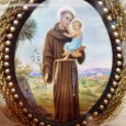 Registo Santo António em moldura oval