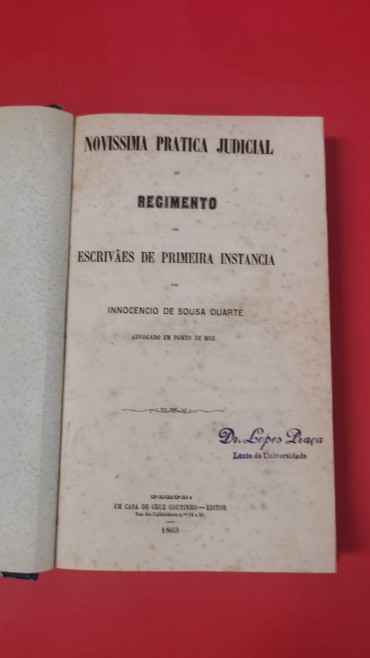 REGIMENTO DOS ESCRIVÃES DE PRIMEIRA INSTANCIA