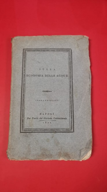 ECONOMIA DELLE ACQUE