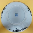 Prato com cena da vida chinesa