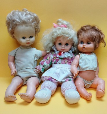 Três bonecas vintage