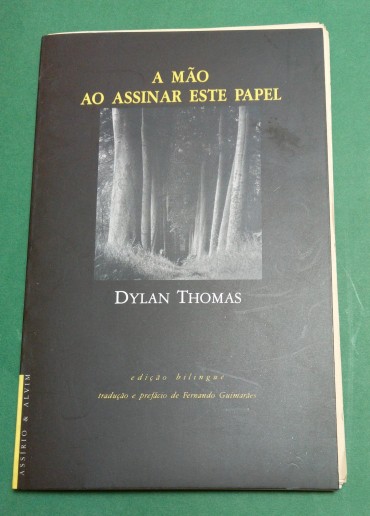 A MÃO AO ASSINAR ESTE PAPEL