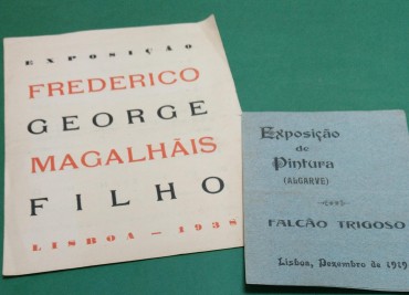 DOIS FOLHETOS DE EXPOSIÇÃO