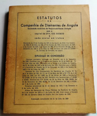 ESTATUTOS DA COMPANHIA DE DIAMANTES DE ANGOLA