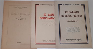 Três Publicações do Estado Novo
