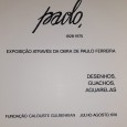 Dois Catalogos de exposições do artista “Paolo