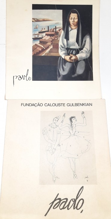 Dois Catalogos de exposições do artista “Paolo
