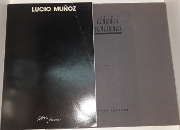 Duas Publicações/Catálogos “Lucio Muños e Pedro Calapez
