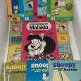 12 Livros de Banda Desenhada “Snoopy, Mafalda e Charlie Brown