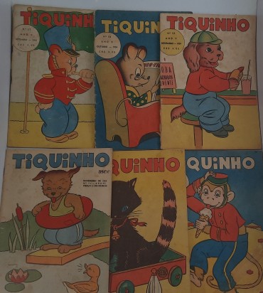11 Livros Banda Desenhada antigos Anos 50