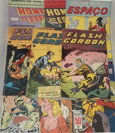 Mais de 20 livros banda desenhada Espaço, Guerra, Flash Gordon